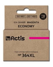 slomart črnilo actis kh-364mr (nadomestno črnilo hp 364xl cb324ee; standardno; 12 ml; rdeče)