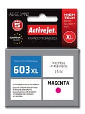 slomart črnilo activejet ae-603mnx (nadomestno črnilo epson 603xl t03a34; supreme; 14 ml; rdeče)