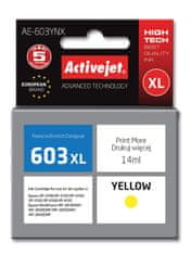 slomart črnilo activejet ae-603ynx (nadomestno črnilo epson 603xl t03a44; supreme; 14 ml; rumeno)