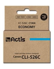 slomart črnilo actis kc-526c (nadomestno črnilo za canon cli-526c; standardno; 10 ml; modro)