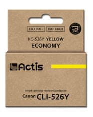 slomart actis kc-526y črnilo (nadomestilo za canon cli-526y; standardno; 10 ml; rumeno)