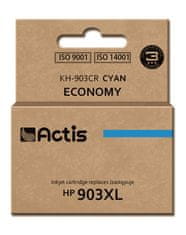 slomart črnilo actis kh-903cr (nadomestno črnilo hp 903xl t6m03ae; standardno; 12ml; modro) - nov čip