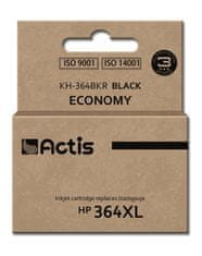 slomart črnilo actis kh-364bkr (nadomestno črnilo hp 364xl cn684ee; standardno; 20 ml; črno)