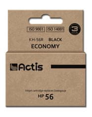 slomart črnilo actis kh-56r (nadomestno črnilo hp 56 c6656a; standardno; 20 ml; črno)