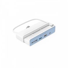 HyperDrive hub hyper 6-in-1 usb-c za imac 24 cale (2021), hdmi, usb-c, 2x usb-a, sd, minisd, 7x kolor