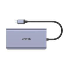 Unitek Unitek hub usb-c 2x usb 3.1, hdmi, dp, rj45, sd