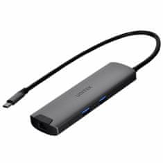 Unitek Unitek aktivno vozlišče usb-c 5gbps, hdmi rj-45 pd 100w