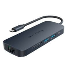 HyperDrive koncentrator hyperdrive next 8-portno vozlišče usb-c hdmi/4k60hz/sd/rj45/pd 3.1 140w pass-through