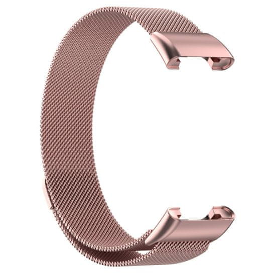 BStrap Milanese pašček za Xiaomi Mi Band 7 Pro, rose gold