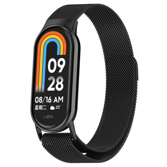 BStrap Milanese pašček za Xiaomi Mi Band 8, black