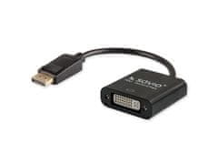 slomart savio cl-91 adapter (displayport m - dvi-i f; 0,20 m; črna barva)