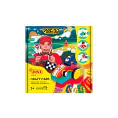 JOVI Komplet plastelina Jovi Crazy Cars Racing Pisana (1 Kosi)