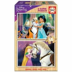 Educa Komplet 2 puzzle sestavljank Educa Disney Princess 16 Kosi