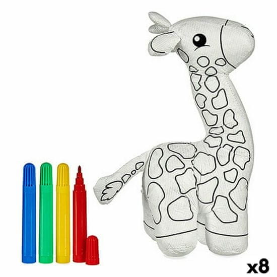 Pincello Plush Colouring Žirafa (8 kosov)