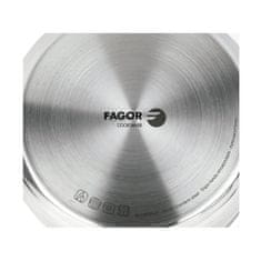 FAGOR Ponev s pokrovom FAGOR Silverinox Nerjaveče jeklo 18/10 Chrome (Ø 24 cm)