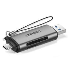 Ugreen 2v1 USB 3.0/USB-C čitalec kartic - box