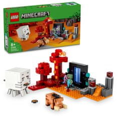 LEGO Minecraft 21255 zaseda v portalu v Nether