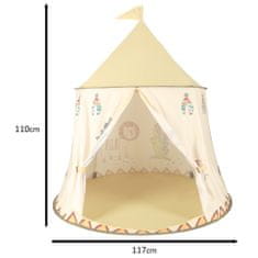 Aga Otroški šotor Teepee Wigwam 110 cm