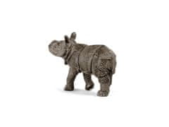 Schleich SLH14860 Schleich Wild Life - Mladi indijski nosorog, figurica za otroke 3+ 