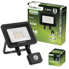 LUMILED Reflektor LED s senzorjem gibanja ZUME 30W 3300lm 4000K IP65