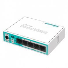 slomart mikrotik hex lite usmerjevalnik rb750r2, 5x rj45 100mb