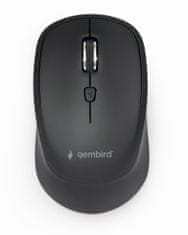 Gembird gembird miška musw-4b-05 optična 1600 dpi usb brezžična, nano sprejemnik, črna