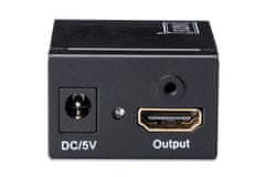 Digitus ojačevalnik/ponavljač signala hdmi do 35 m, 1080p 60hz fhd 3d, hdcp passthrough