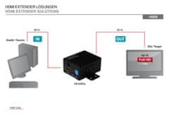 Digitus ojačevalnik/ponavljač signala hdmi do 35 m, 1080p 60hz fhd 3d, hdcp passthrough