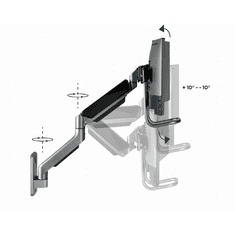 Gembird Nosilec za dva monitorja MA-WA2-02 17”-32”