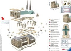 Ravensburger 3D puzzle Katedrala Notre-Dame, Pariz 324 kosov