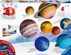 Ravensburger Puzzleball set Solarni sistem 522 kosov
