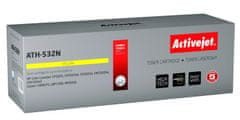 Effiki activejet ath-532n toner (nadomestni hp 304a cc532a, canon crg-718y; vrhunski; 3200 strani; rumen)