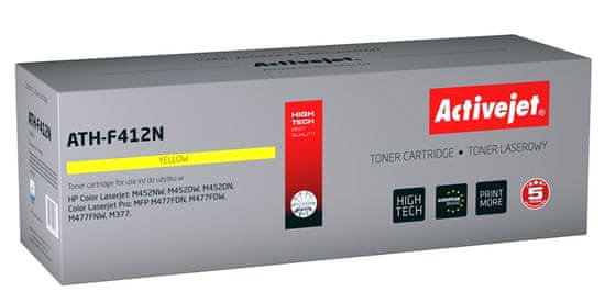 Effiki activejet ath-f412n toner (nadomestni hp 410a cf412a; vrhunski; 2.300 strani; rumen)