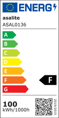 Asalite LED reflektor 100W 6500K, 8000Lm + senzor