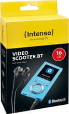 Intenso MP3 predvajalnik Video Scooter BT 16GB - moder