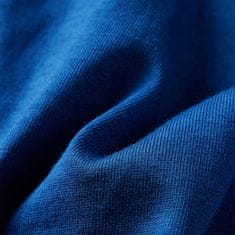 Vidaxl Otroška majica z dolgimi rokavi temno modra 140
