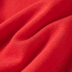 Vidaxl Otroška majica z dolgimi rokavi rdeča 140