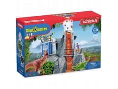 Schleich SLH42564 Schleich Dinosaurus - Velika ekspedicija v vulkanu, figurice za otroke od 4. leta naprej 