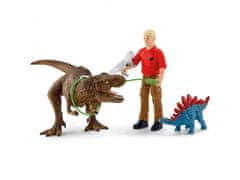 Schleich SLH41465 Schleich Dinosaurus - Napad Tiranozavra Rexa, figurice za otroke od 4 let 