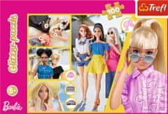 Trefl Bleščeča sestavljanka Barbie 100 kosov