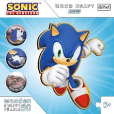 Trefl Wood Craft Junior puzzle Smart Sonic the Hedgehog 50 kosov