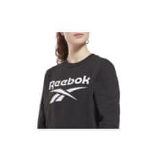 Reebok Športni pulover črna 164 - 169 cm/S RI BL Fleece Crew