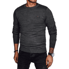 Dstreet Moški pulover MIK temno siv wx2156 M