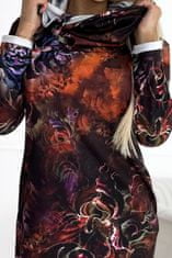 Numoco Ženska mini obleka Irene rjava M