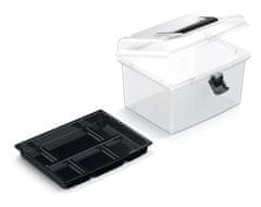 nabbi Plastična škatla za shranjevanje NUF3HT - prozorna / črna