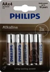 Philips LR6A4B/10 Alkalne baterije AA 4 kosi
