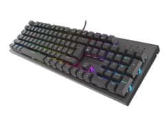 Genesis Gaming mehanska tipkovnica THOR 303/RGB/Outemu Red/Wired USB/CZ-SK layout/Black