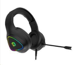 Canyon Gaming Headset Shadder GH-6, RGB osvetlitev, USB + 3,5mm jack, 2m kabel, črna