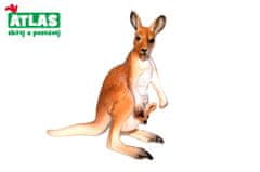B - Figurica kenguruja z mladičem 9 cm