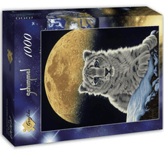 Grafika Puzzle Moon Leopard 1000 kosov